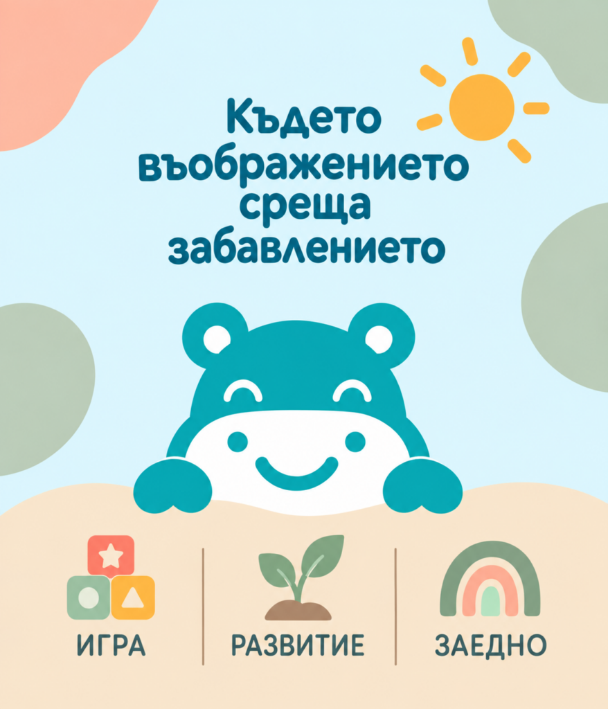 Където въображението среща забавлението — игра, развитие, заедно